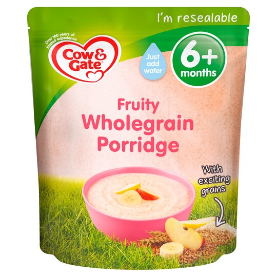 Cow Gate Fruity Wholegrain Porridge 6m+ (125g)