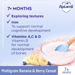 Aptamil Multigrain Banana and Berry Cereal 200g From 7 months + - Image 3