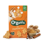 Organix Mini Gingerbread Men Organic Toddler Snack Biscuits 135g - Image 2