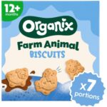 Organix 12 Months Farm Animal Biscuits 100G