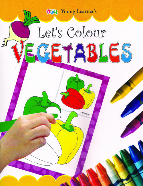 Young Learner’s – Let’s Colour Vegetables – Five Stories