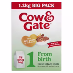 Cow & Gate 1 First Infant Baby Milk Formula Powder from Birth Big Pack 1.2kg