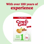Cow & Gate 1 First Infant Baby Milk Formula Powder from Birth Big Pack 1.2kg - Image 3