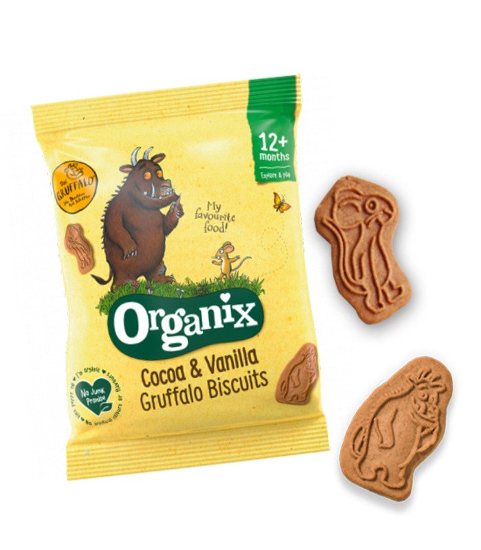 Organix Cocoa & Vanilla Gruffalo Biscuits 20g