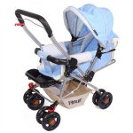 Farlin Baby Stroller - Blue - Image 4