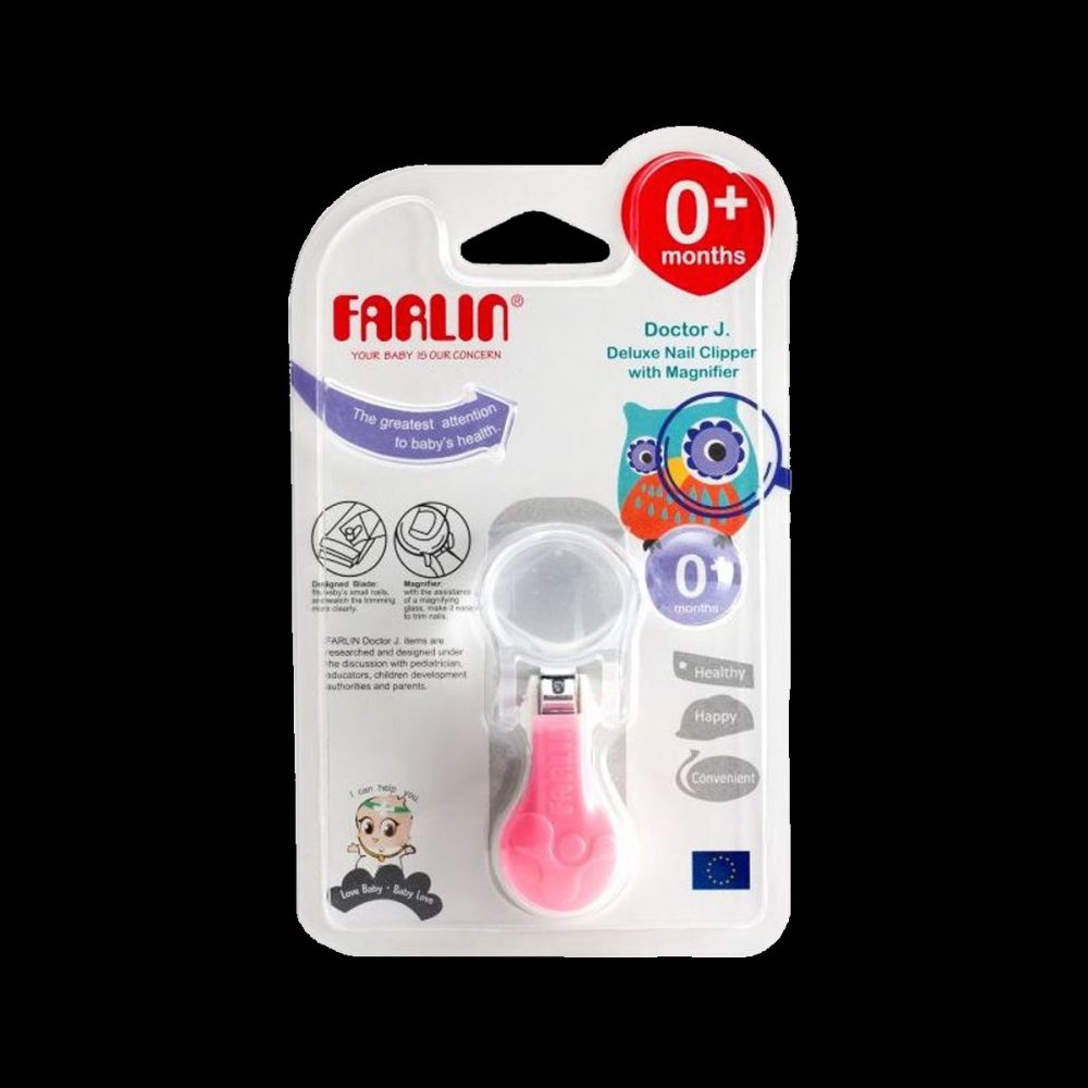 Farlin Deluxe Nail Clipper With Magnifier