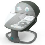 Mastela - 3-In-1 Baby Swing, Bassinet And Cradle - Dark Grey