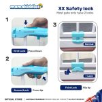 Mamakiddies 3 Safety Lock Baby Safety Gate - Image 5