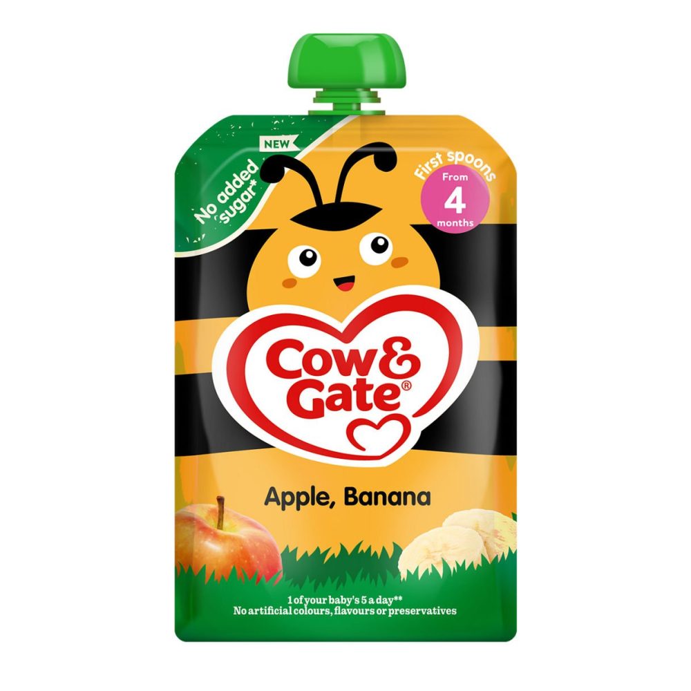 Cow & Gate Apple and Banana baby pouch 100g