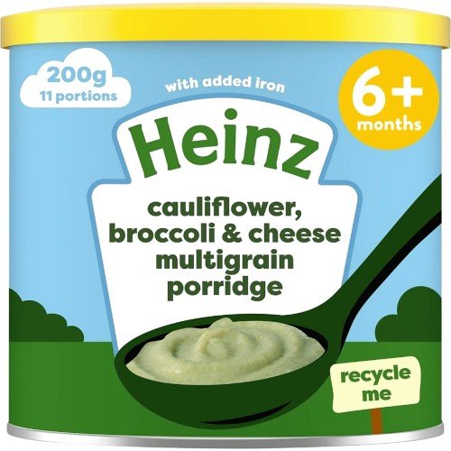 Heinz First Steps Dinner Multigrain Cauliflower, Broccoli & Cheese, 6m+ 200g