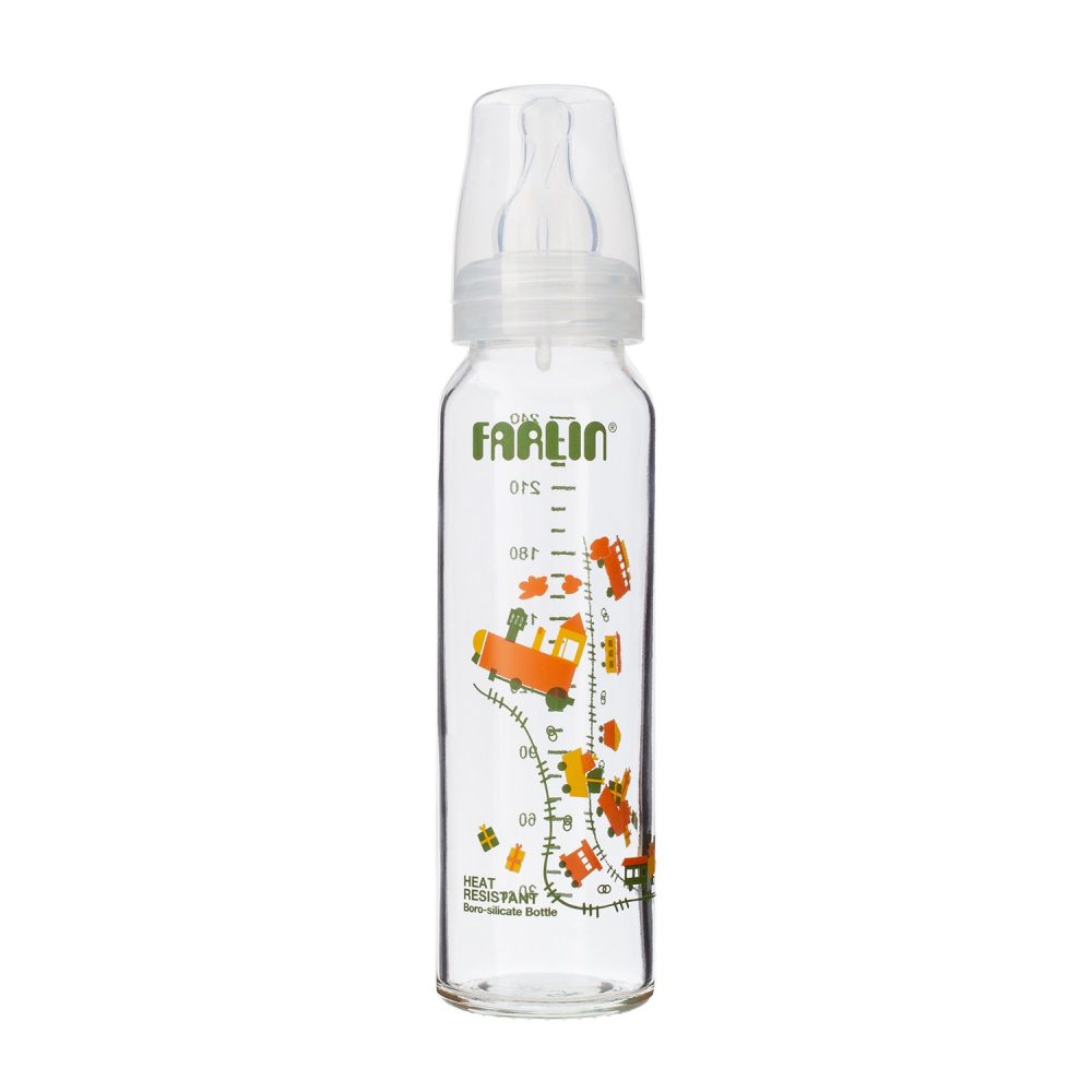 FARLIN GLASS FEEDING BOTTLE 80 OZ (240CC)