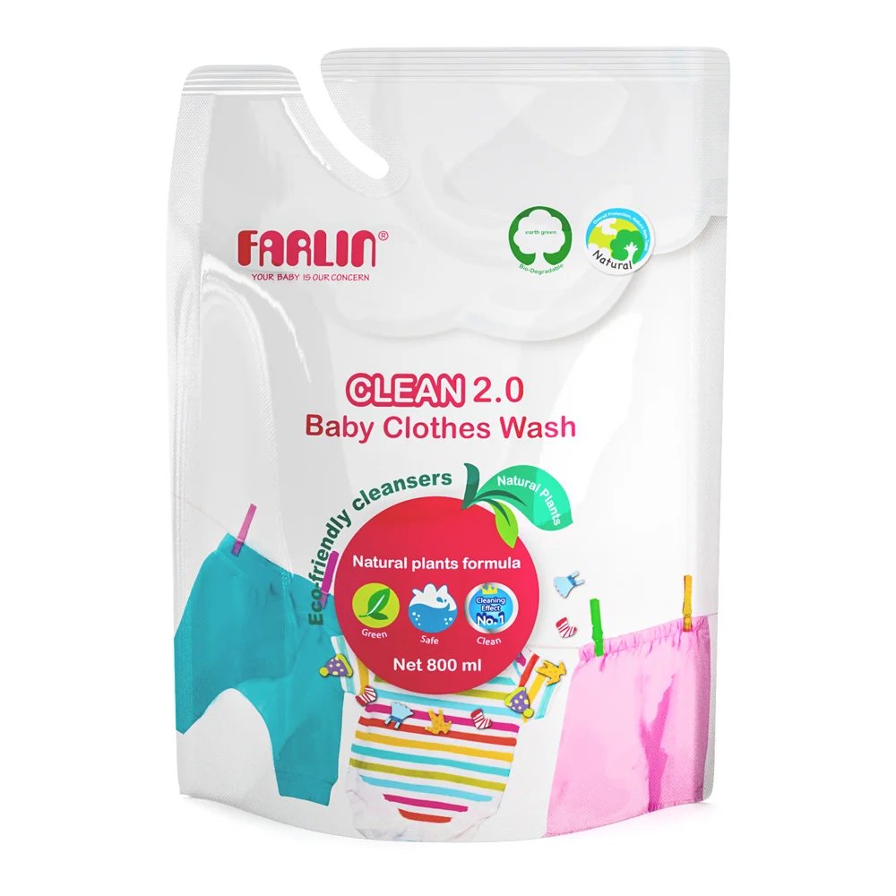 Farlin Baby Clothing Detergent Refill Pack 800Ml