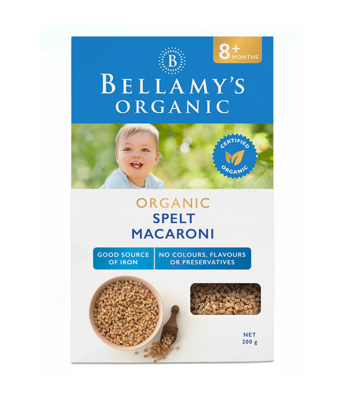 Bellamy’s Organic Spelt Macaroni 200g