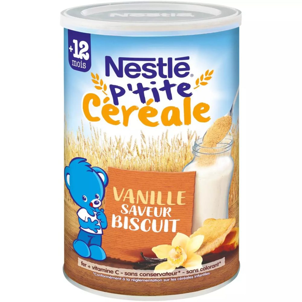 NESTLÉ P'tite Céréale Vanilla Flavor Whole Grain Biscuit 415g
