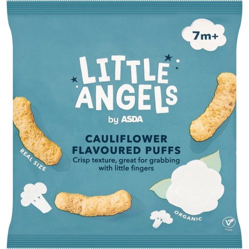 LITTLE ANGELS by ASDA Cauliflower Flavoured Puffs 7m+ 15G