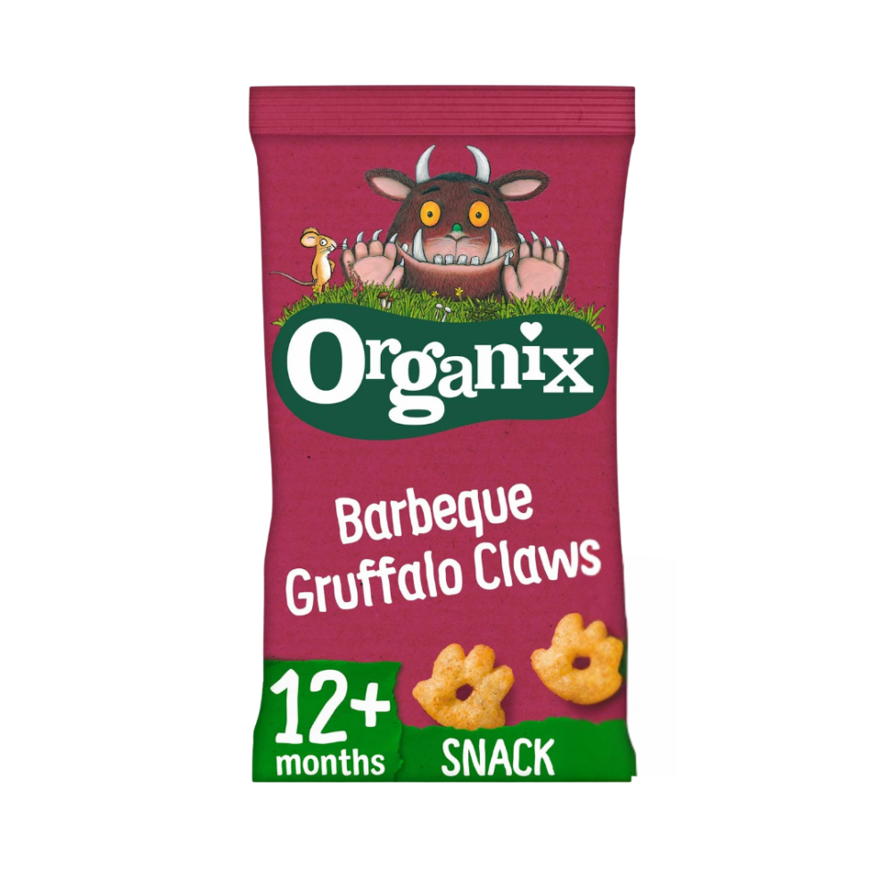 Organix BBQ Gruffalo Claws Toddler Snack Multipack 12 months+ 15g