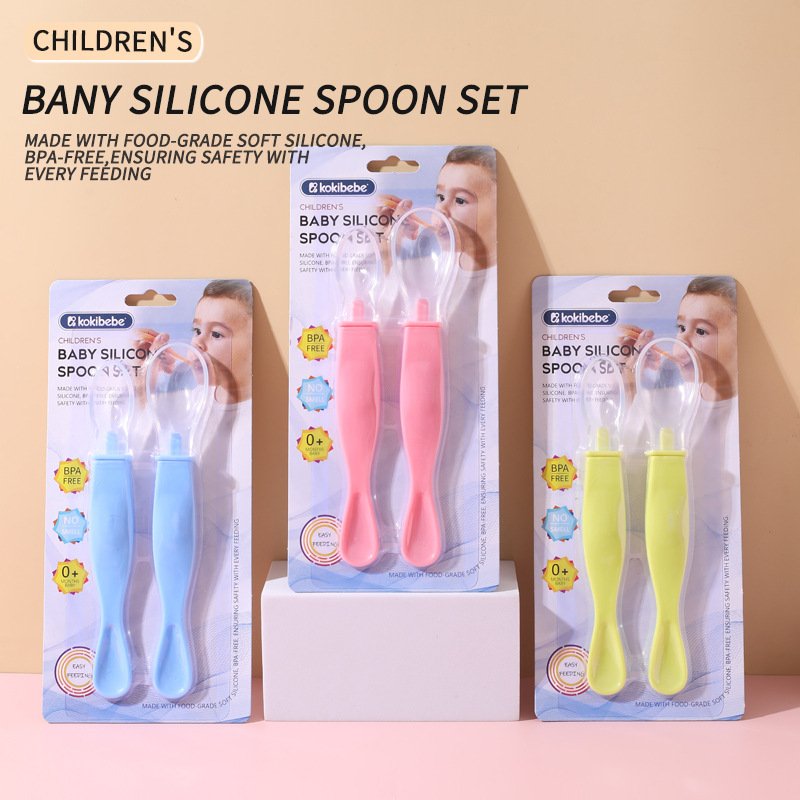 Baby Silicone Spoon Set