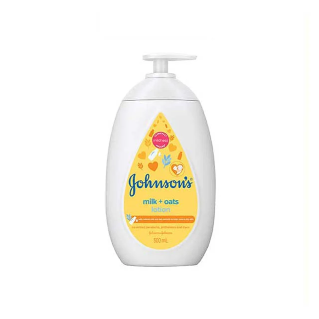 JOHNSONS BABY LOTION MILK+OATS 500ML
