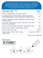 Dalla Costa Mini Alphabet Pasta, Tricolor with Tomato and Spinach, Organic Pasta for Children with Vitamin B1 - Image 2