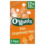 Organix Mini Gingerbread Men Organic Toddler Snack Biscuits 135g