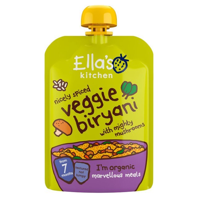 Ella's Kitchen Veggie Biryani with Mighty Mushrooms from 7+ Months