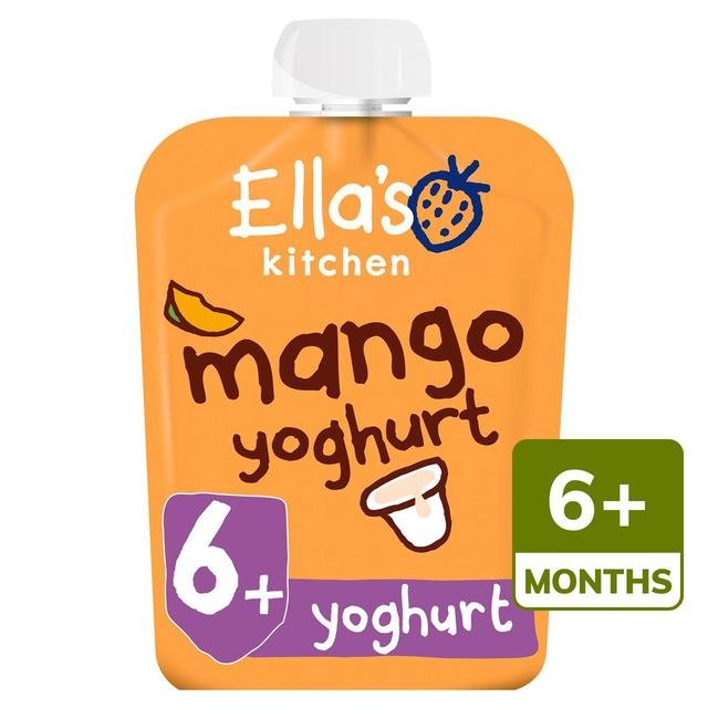 Ella's Kitchen Mango Organic Yoghurt Pouch 6 months+ 90g