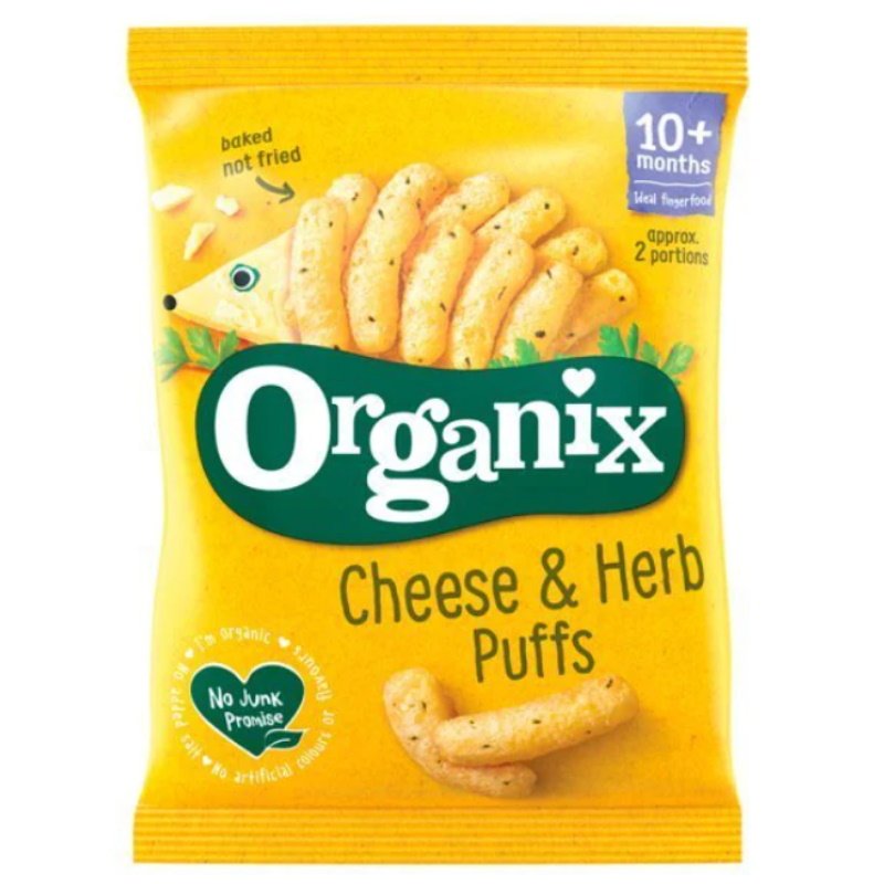 Organix Cheese & Herb Organic Baby Puffs Multipack 10 months+ 15G