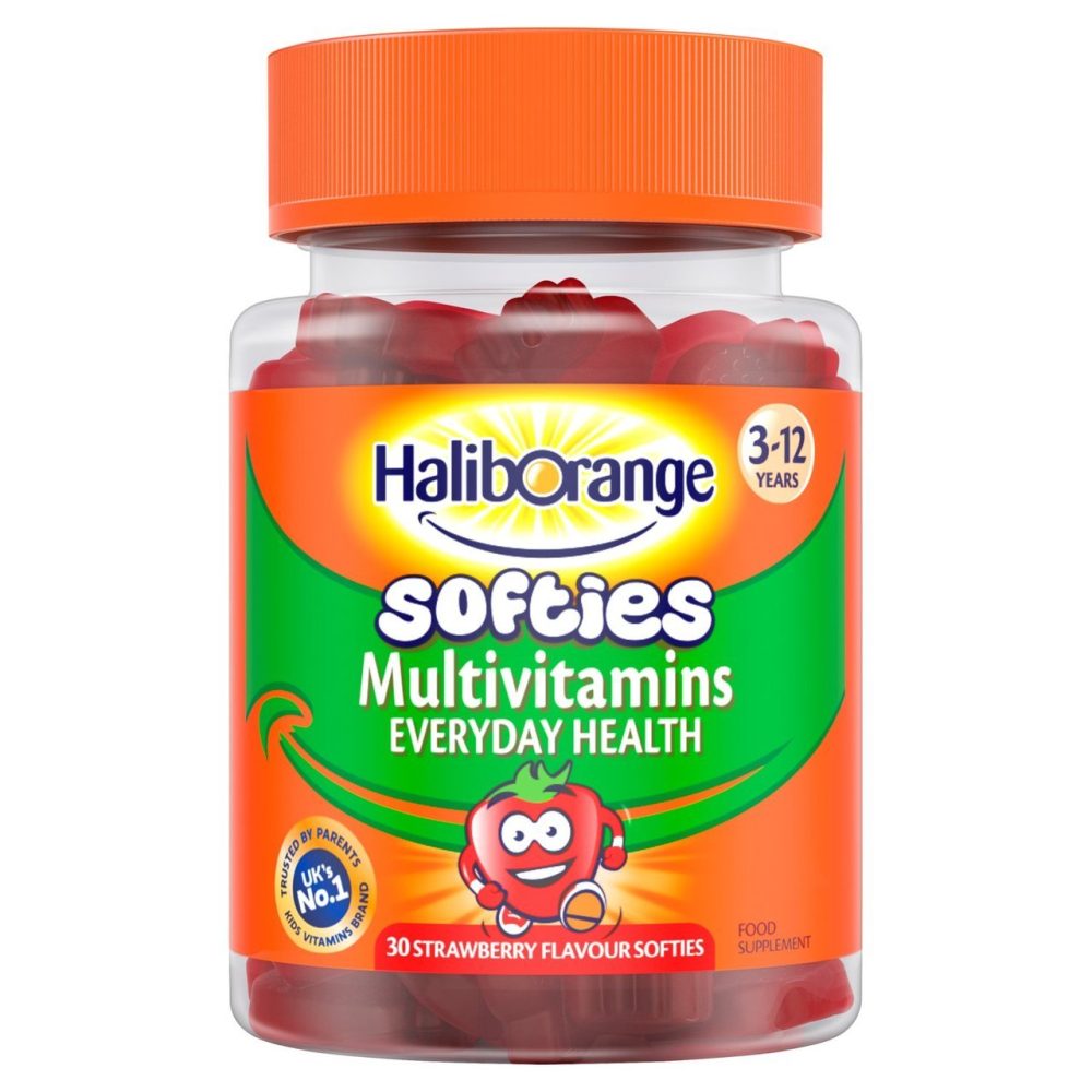 Haliborange Multivitamins Strawberry Flavour Softies, 3-12 Years x30