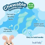 Brush-Baby Chewable Toothbrush Double Pack - Image 2