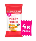 Kiddylicious Melty Tubes Strawberry & Beetroot 4x10g