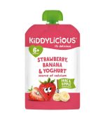 Kiddylicious Strawberry Banana & Yoghurt 100g Puree
