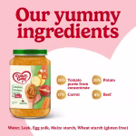 Cow & Gate Carrot Beef Tomato & Potato Baby Food Meal Jar 10+ Months 200g - Image 2
