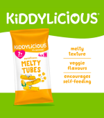 Kiddylicious Sweetcorn Melty Tubes 4x10g - Image 2