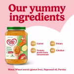 Cow & Gate Carrot Chicken Tomato & Potato Baby Food Meal Jar 10+ Months 200g - Image 2