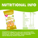Kiddylicious Pear Soft Biscotti 6x20g - Image 3