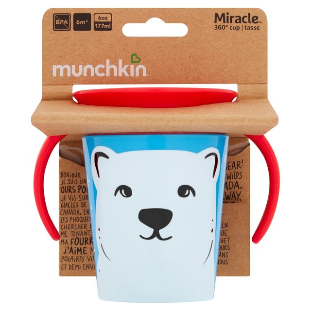Munchkin Miracle 360 Eco Trainer Cup 6M+ Bear