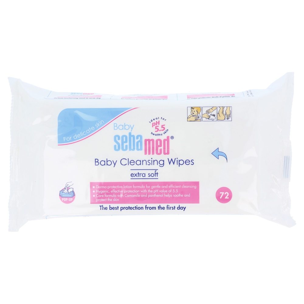 Sebamed Cleansing Wipes 72Pcs