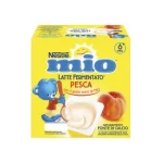 Nestlé Mio Merenda Fermented Milk Peach 4 Jars of 100g (YOGURT)
