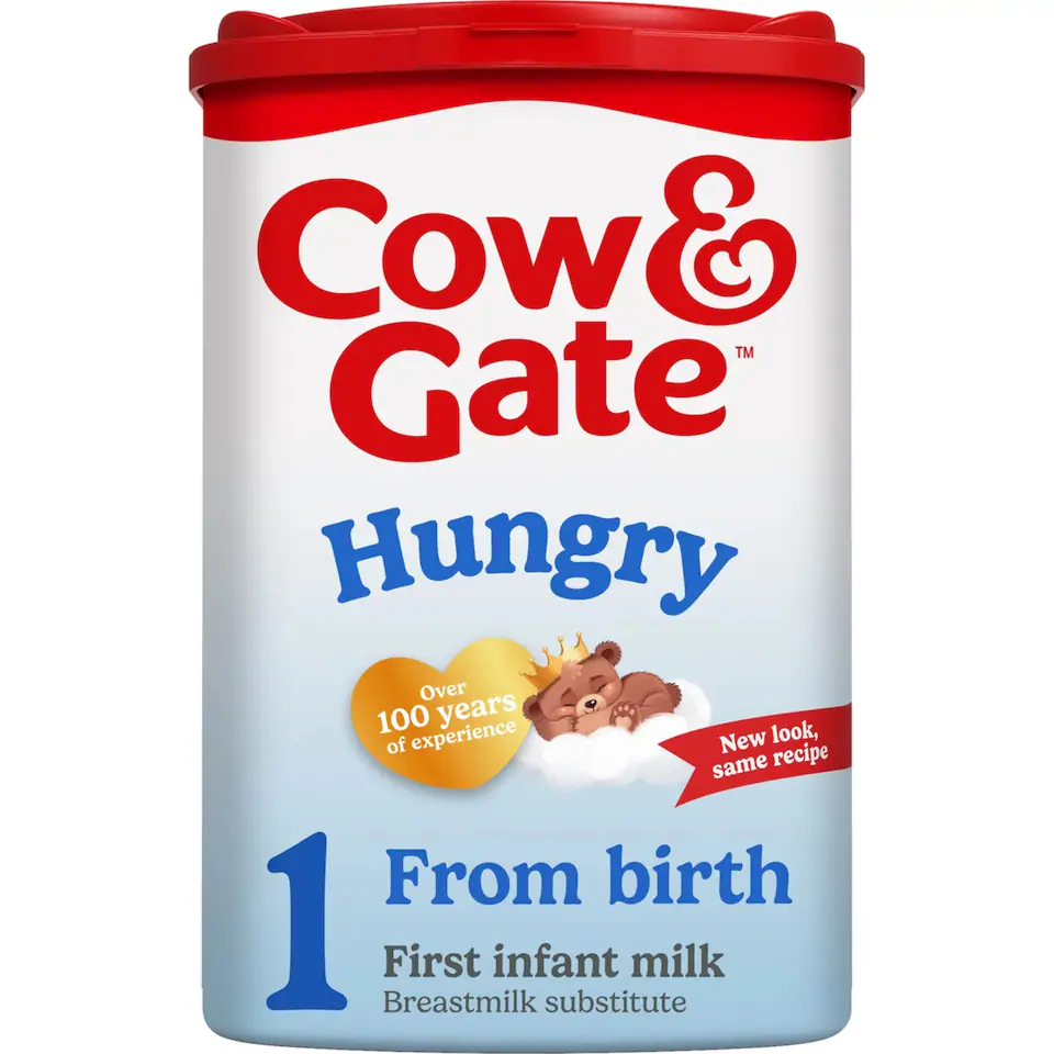 Cow & Gate Hungry First Baby Milk Formula Powder 0-12 Months 800g