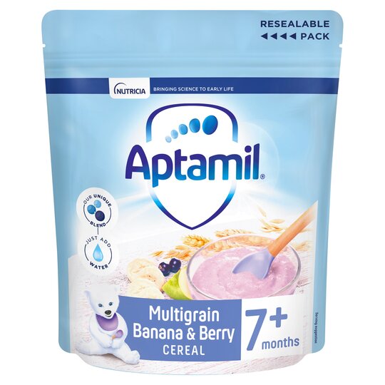 Aptamil Multigrain Banana and Berry Cereal 200g From 7 months +