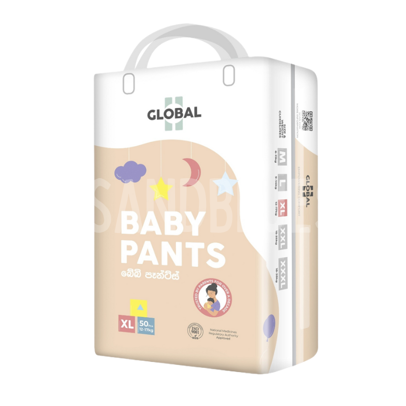 Global II Baby Pants XL Jumbo Pack 50pcs (12-17kg)