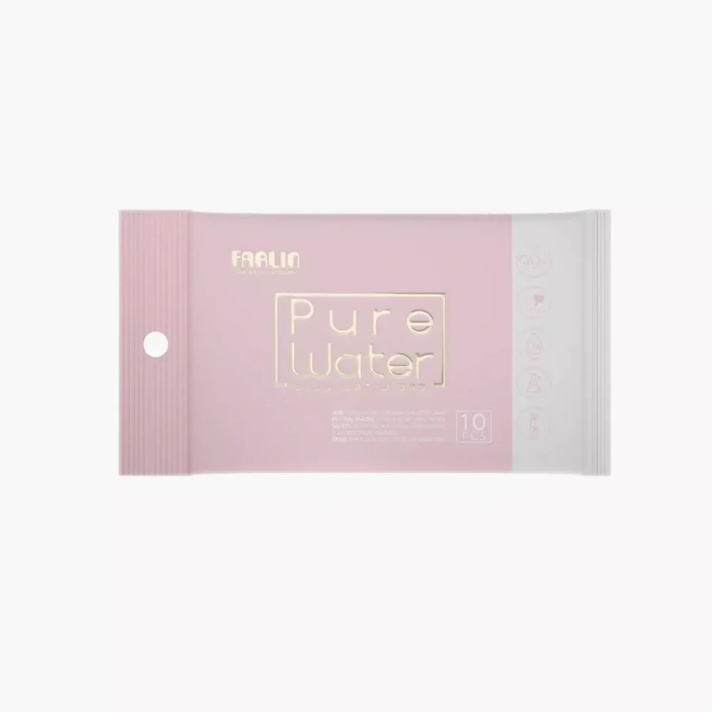 FARLIN WET WIPES (PURE WATER)-PINK