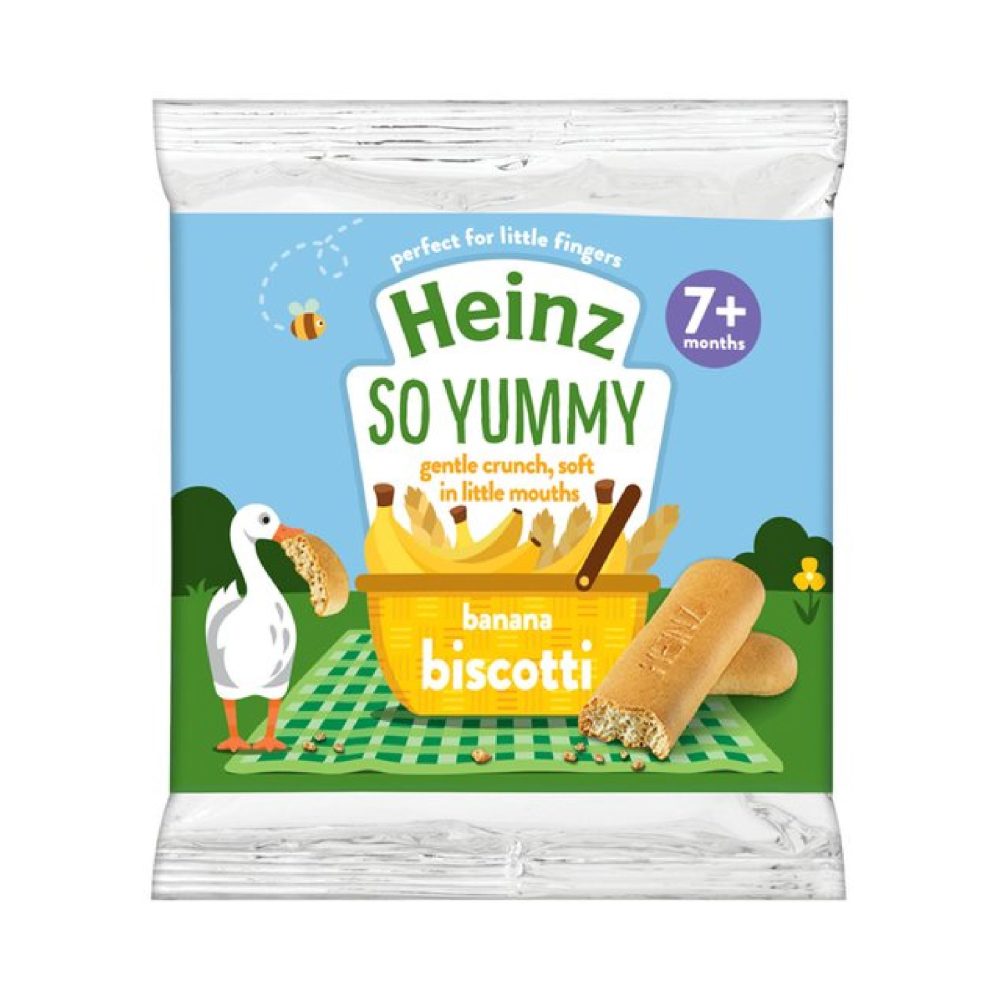 Heinz So Yummy Banana Biscotti 7m+ (60g)
