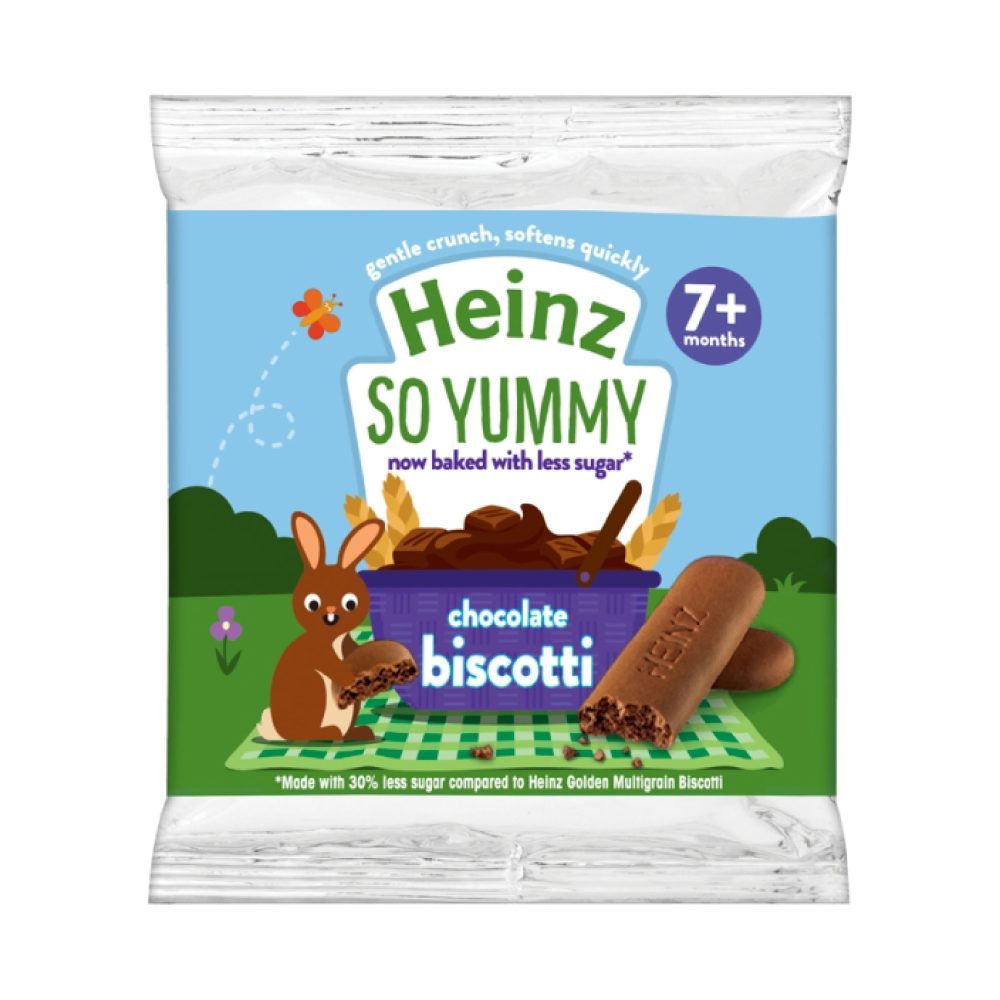 Heinz So Yummy Chocolate Biscotti 7m+ (60g)
