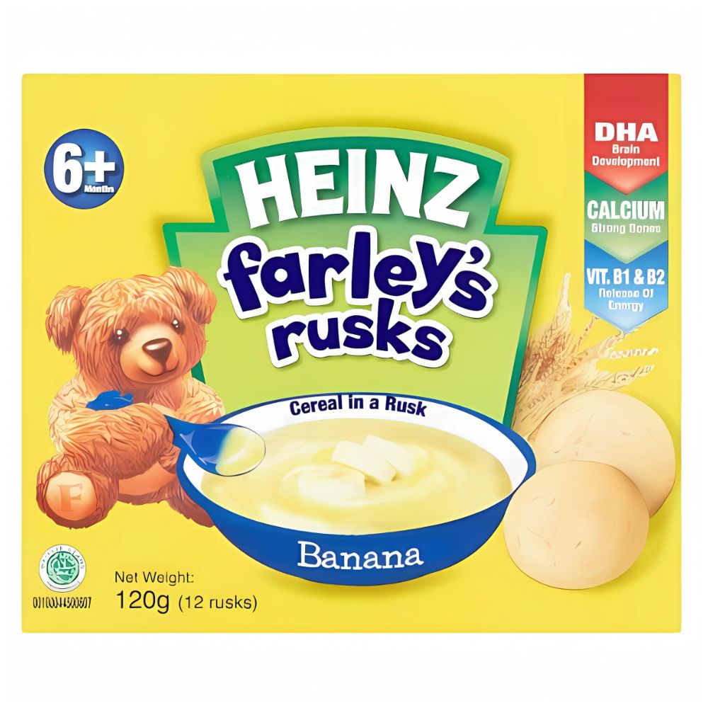 Heinz Farley’s Banana Rusk (6+ Months) - 120g