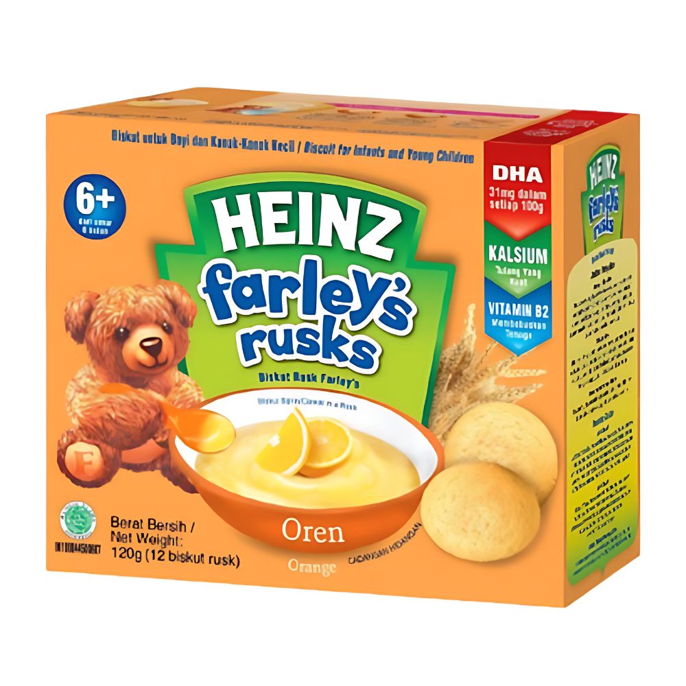 Heinz Farley’s Orange Rusk (6+ Months) - 120g