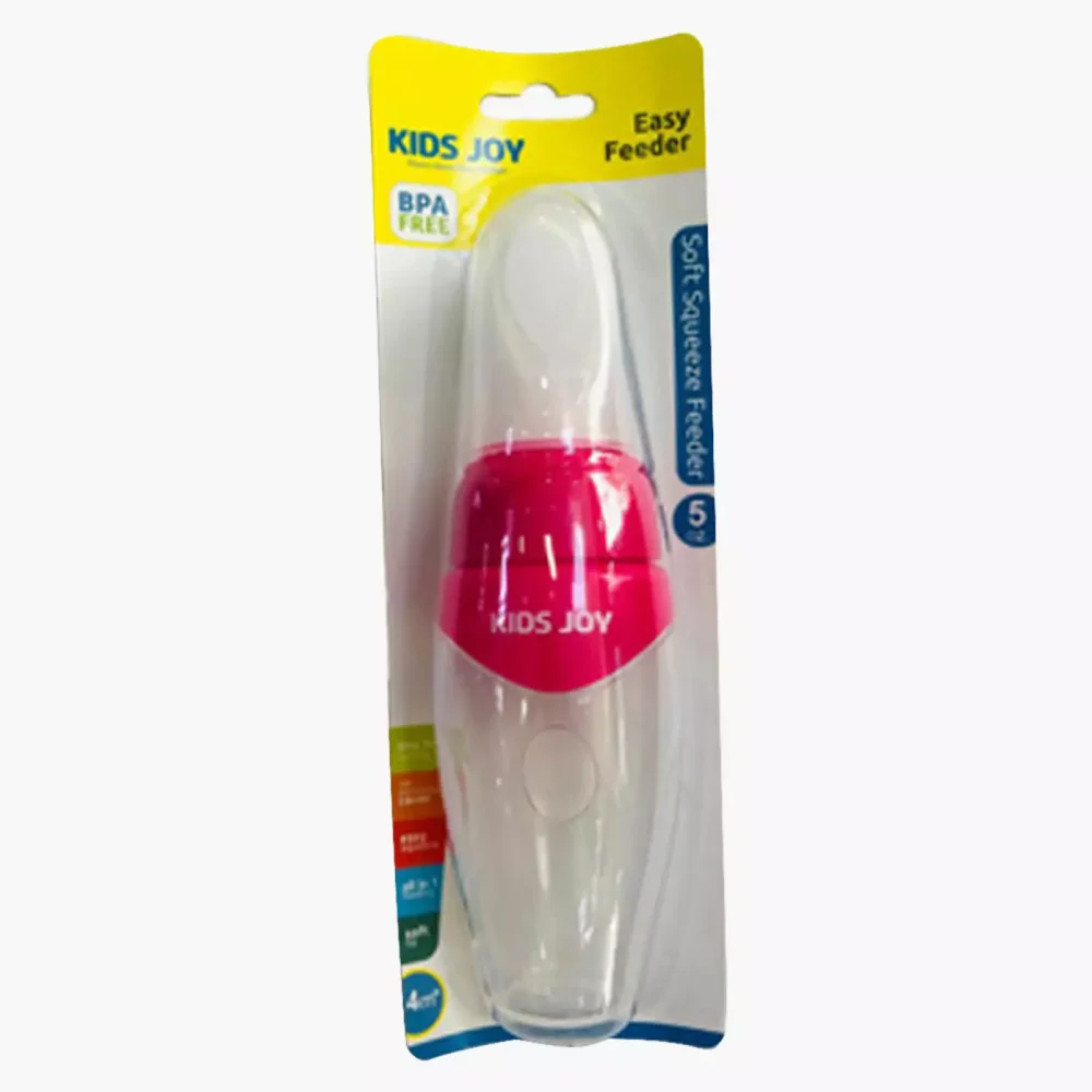 Kids Joy Soft Squeeze Feeder-RUBIN RED