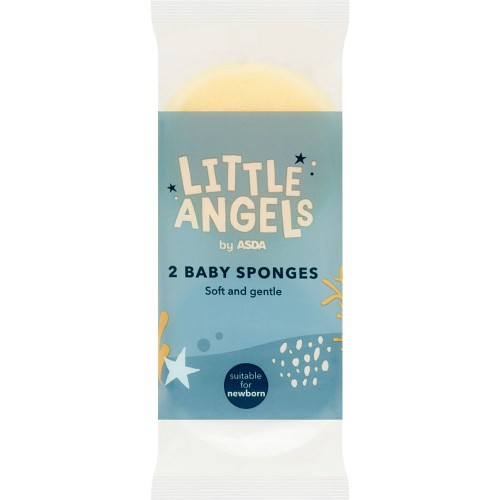LITTLE ANGELS by ASDA 2 Baby Sponges