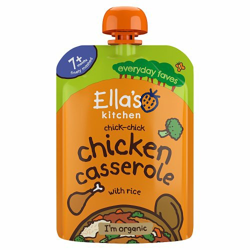 Ella's kitchen Chicken Casserole With Rice 130G