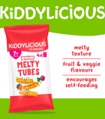 Kiddylicious Melty Tubes Strawberry & Beetroot 4x10g - Image 2